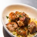 Sauté de porc marinade miel & soja