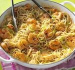 Nouilles chinoises aux crevettes au thermomix - de la cuisine chinoise.
