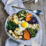 Mon bibimbap aux légumes grillés parce que je suis fou du bibimbap et des légumes grillés !