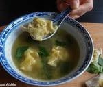Soupe de wonton (raviolis chinois) | La Cuisine d'Adeline