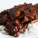 Boeuf mariné à la sauce soja, gingembre frais, sucre et ail