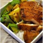 Poulet teriyaki aux épices et avocat - Pich à la fraise