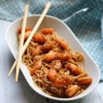 Nouilles sautées aux crevettes - ChezCachou