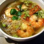 Soupe de crevettes à la citronnelle d'inspiration asiatique...