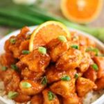 Poulet à l'orange à la chinoise - Elle Mijote Quelque Chose