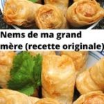 Nems de ma grand mère (recette originale)