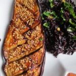 Riz Noir & Aubergines à la Thaï | Je cuisine donc je suis