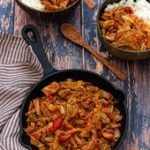 Chou sauté aux tomates et épices cajun - Amandine Cooking
