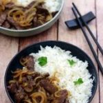 Boeuf aux oignons (recette asiatique) - Amandine Cooking