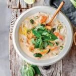 Soupe thaï au lait de coco et patates douces