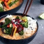 Vegan Thai Red Curry Noodle Soup | Del's cooking twist