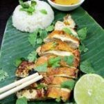 Poulet grillé à la citronnelle et à la coriandre