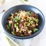 Boeuf à la coriandre et citronnelle