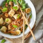 Bo bun au poulet {salade asiatique} - Recette facile - Tangerine Zest