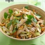 Salade asiatique au poulet et aux noix de cajou #recette