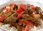 Emincé de boeuf aux légumes d'été