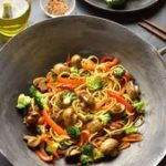Nouilles chinoises aux légumes et aux épices