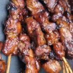 Idées recette Brochette de poulet au miel et à la sauce soja