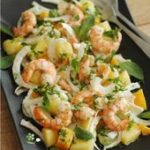 Salade rafraîchissante, fenouil, ananas, mangue, menthe & coriandre - PASSION ... GOURMANDISE !