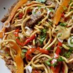 Nouilles chinoises au boeuf et aux légumes - My tasty cuisine