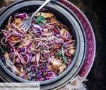 Nouilles sautées au chou rouge - Recettes