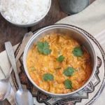 Curry d'aubergine façon indienne