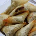 Samoussas au boeuf et petits légumes - Amandine Cooking