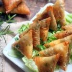 Samoussas à la viande hachée et au fromage vache qui rit