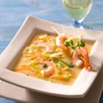 Soupe de crevettes au citron - Recettes