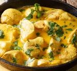 Poulet au curry et lait de coco