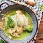 Raviolis ricotta, épinards et noix