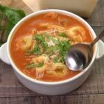 Creamy Tomato Tortellini Soup