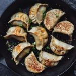 Vegan Mushroom Potstickers (Pan-Fried Dumplings) - The Plant-Based Wok