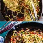 Zucchini Noodles Chow Mein (Healthy, KETO)