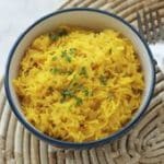 Riz pilaf au curcuma (riz épicé indien)