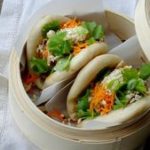 Gua bao garni de tofu à la citronnelle, coriandre et cajou ღ Foodista Challenge # 8 ღ - Épices & moi