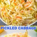 Easy Pickled Cabbage