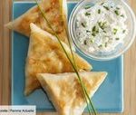Samoussas au thon, ricotta et ciboulette : découvrez les recettes de cuisine de Femme Actuelle Le MA...