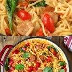 One Pot Cheesy Pasta and Sausage