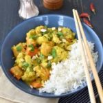 Curry de légumes {chou-fleur, carotte, patate douce}