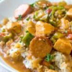 Chicken and Sausage Gumbo {A Warm Comforting Southern Meal}