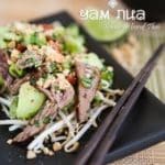 Recette de Yam Nua, Salade de boeuf Thaï