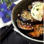Donburi d'aubergine caramélisée - Pich à la fraise