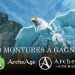 ArcheAge - Distribution : 500 montures Moonfeather Griffin et son ensemble pour ArcheAge et ArcheAge...