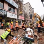 secours après l'effondrement d'un immeuble à Changsha — Chine Informations