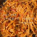 Veggie ragu pasta recipe