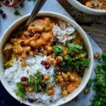 Curry Thaï Végétalien à la Patate Douce et Pois Chiche Croquants !