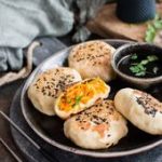 Brioches vapeur aux légumes, à la poêle