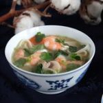 Bouillon thaï aux crevettes, bon et facile