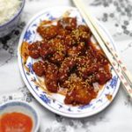 Poulet caramel au sésame